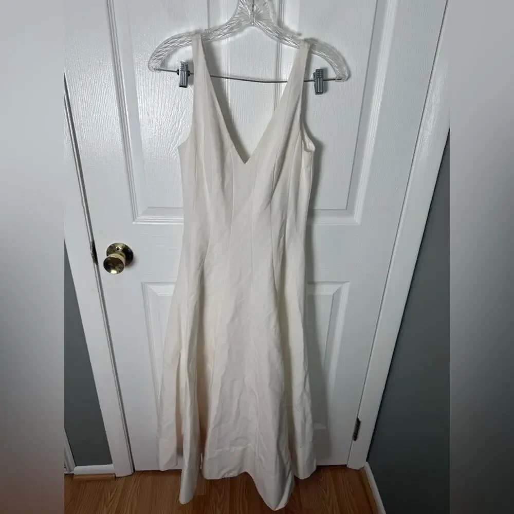 Staud Marieta Dress Ivory 4 - Picture 3 of 12